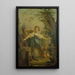 Le Colin-maillard - Jean-Honoré Fragonard — inramlat konstverk på väggen