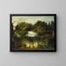 Le petit parc - Jean-Honoré Fragonard — inramlat konstverk på väggen