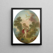 J'adore The Sentinel - Jean-Honoré Fragonard — inramlat konstverk på väggen