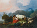 landskapslandskap med en herde och en herdinna vila - Jean-Honoré Fragonard — vy av konstverket