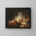 Romersk inomhusmålning - Jean-Honoré Fragonard — inramlat konstverk på väggen