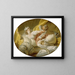 La Belle Servante - Jean-Honoré Fragonard — inramlat konstverk på väggen