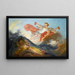 La Déesse Aurore triumferar över Natten - Jean-Honoré Fragonard — inramlat konstverk på väggen