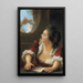 La Lettre d'amour - Jean-Honoré Fragonard — inramlat konstverk på väggen