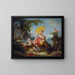 Le Concours musical - Jean-Honoré Fragonard — inramlat konstverk på väggen