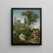 Le Progrès de l'Amour La Rencontre - Jean-Honoré Fragonard — inramlat konstverk på väggen