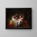 Le Baiser volé - Jean-Honoré Fragonard — inramlat konstverk på väggen
