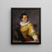 Le Guerrier - Jean-Honoré Fragonard — inramlat konstverk på väggen