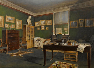 JeanJacques Champin - The interior of an artists studio.webp