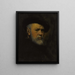 Självporträtt - Jean-Jacques Henner — inramlat konstverk på väggen