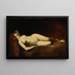 Dormeuse - Jean-Jacques Henner — inramlat konstverk på väggen