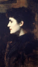 Eugénie-Marie Gadiffet-Caillard kallad Germaine Dawis - Jean-Jacques Henner — vy av konstverket