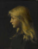 Fillette blond - Jean-Jacques Henner — vy av konstverket