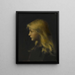Fillette blond - Jean-Jacques Henner — inramlat konstverk på väggen