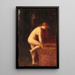 Nymphe - Jean-Jacques Henner — inramlat konstverk på väggen