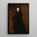 Madame Paul Duchesne-Fournet - Jean-Jacques Henner — inramlat konstverk på väggen