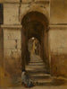 Ruelle à Rome - Jean - Jacques Henner — vy av konstverket