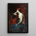 Rêverie - Jean-Jacques Henner — inramlat konstverk på väggen