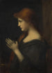 Ung kvinna i bön - Jean-Jacques Henner — vy av konstverket