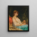 L'Orientale au Tambour - Jean-Joseph Benjamin-Constant — inramlat konstverk på väggen