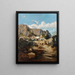 Vue du monastère de Capri - Jean-Joseph-François Bellel — inramlat konstverk på väggen