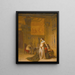 Cléopâtre och Caesar - Jean-Léon Gérôme — inramlat konstverk på väggen