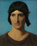 Tête d'une femme italienne - Jean-Léon Gérôme — vy av konstverket