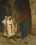 En gammal jude med tre araber - Jean-Léon Gérôme — vy av konstverket
