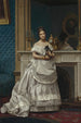 porträtt av Marie-Anne d'Escoubleau de Sourdis, Madame Charles-Joachim Lefèvre, 1853-1938 - Jean-Léon Gérôme — vy av konstverket