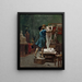 Pygmalion och Galatea (oljemålning) - Jean - Léon Gérôme — inramlat konstverk på väggen