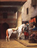 Le bazar de la selle du Caire - Jean-Léon Gérôme — vy av konstverket