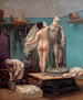 La Fin de la pose - Jean-Léon Gérôme — vy av konstverket