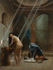 En maurisk badande bauch - Jean-Léon Gérôme — vy av konstverket