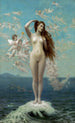 Venus som stiger fram - Jean-Léon Gérôme — vy av konstverket