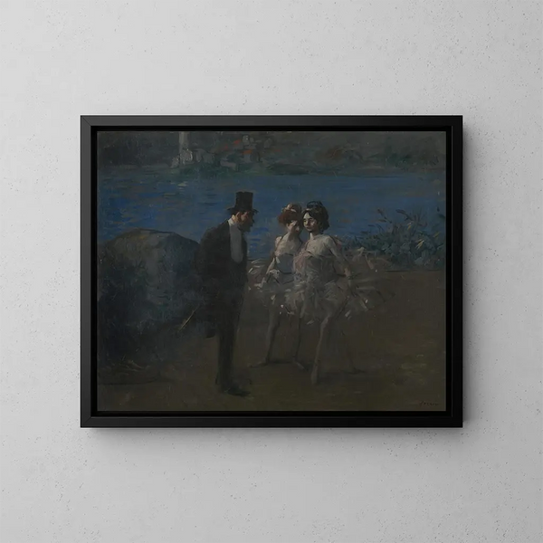 Dansare - Jean-Louis Forain — inramlat konstverk på väggen