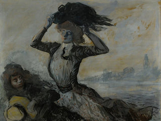 JeanLouis Forain - Dpart le coup de vent.webp