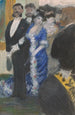 La Sortie du Théâtre - Jean-Louis Forain — vy av konstverket