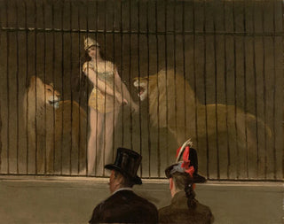 Le dompteur de lions - Jean-Louis Forain — vy av konstverket