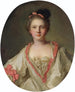 Marie-Thérèse Geoffrin 1715-1791 Marquise de la Ferté-Imbault - Jean-Marc Nattier — vy av konstverket