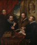Quatre philosophes - Jean-Pierre Tassaert — vy av konstverket