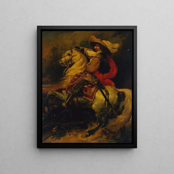 Jean Alaux - Portrait questre de Josias Comte de Rantzau 16091650 marchal de France.webp
