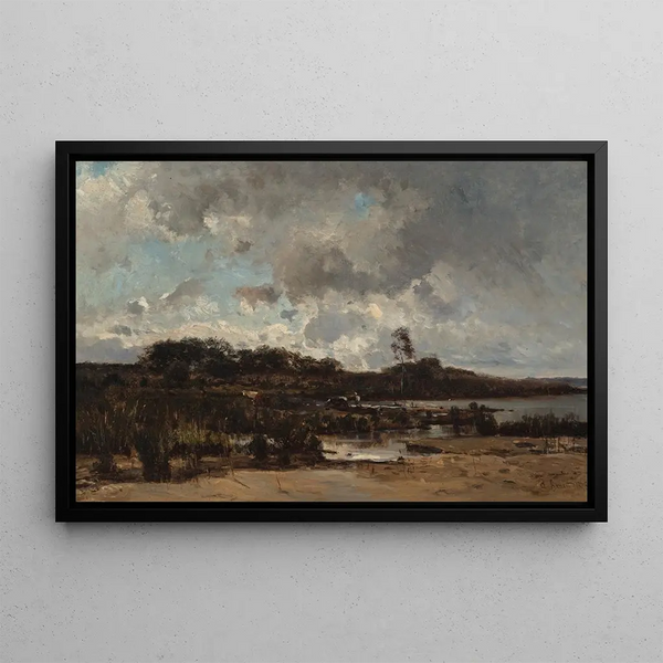 Jean Amde Baudit - Au bord de ltang Lacanau.webp