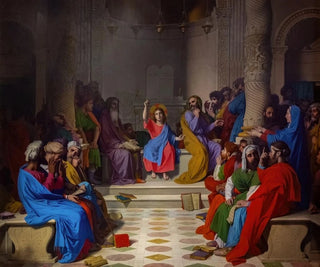 Jean Auguste Dominique Ingres - Jesus among the doctors.webp