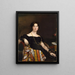 Madame Jacques-Louis Leblanc Françoise Poncelle - Jean-Auguste-Dominique Ingres — inramlat konstverk på väggen
