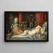 L'Odalisque à l'esclave - Jean-Auguste-Dominique Ingres — inramlat konstverk på väggen
