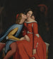 Paolo och Francesca - Jean-Auguste-Dominique Ingres — vy av konstverket