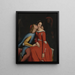Paolo och Francesca - Jean-Auguste-Dominique Ingres — inramlat konstverk på väggen