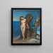 Persée och Andromeda - Jean-Auguste-Dominique Ingres — inramlat konstverk på väggen