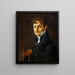 Portrait de Belvèze-Foulon - Jean-Auguste-Dominique Ingres — inramlat konstverk på väggen