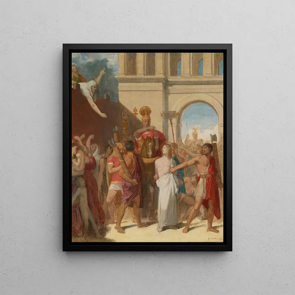 Le martyre de saint Symphorien - Jean-Auguste-Dominique Ingres — inramlat konstverk på väggen